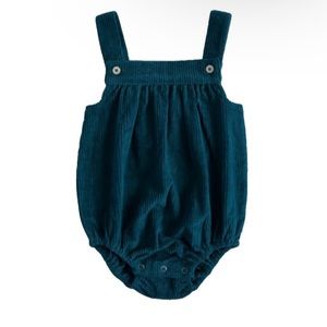 LN kate quinn stargazer blue corduroy bubble romper